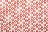 Baumwoll Popeline Retro Geometric Flowers